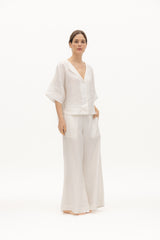 Blusa manga corta Agua Cruda