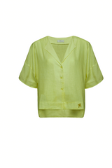 Blusa manga corta Agua Verde