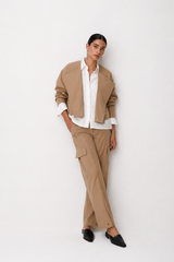 Chaqueta Habla Camel