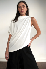 Blusa Asimétrica Cruda