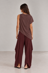 Pant MiaRoma Burgundy