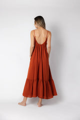 Vestido Aire Terracota