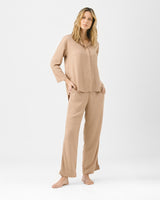 Blusa Manga Larga Viento Ocre