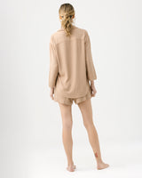 Blusa Manga Larga Viento Ocre