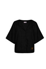Blusa manga corta Agua Negra