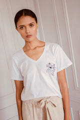 Camiseta Básica Mujer Algodon - Esencia T-shirt