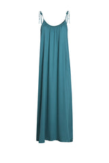 Vestido Señales Azul Petróleo