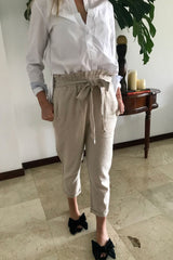 Silencio <br> Pantalón Mujer - Lino & Viscosa