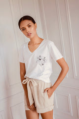 Silencio <br> Short Mujer - Lino & Viscosa