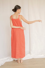 Vestido Relámpago Terracota