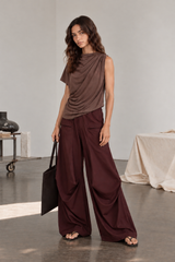 Pant MiaRoma Burgundy