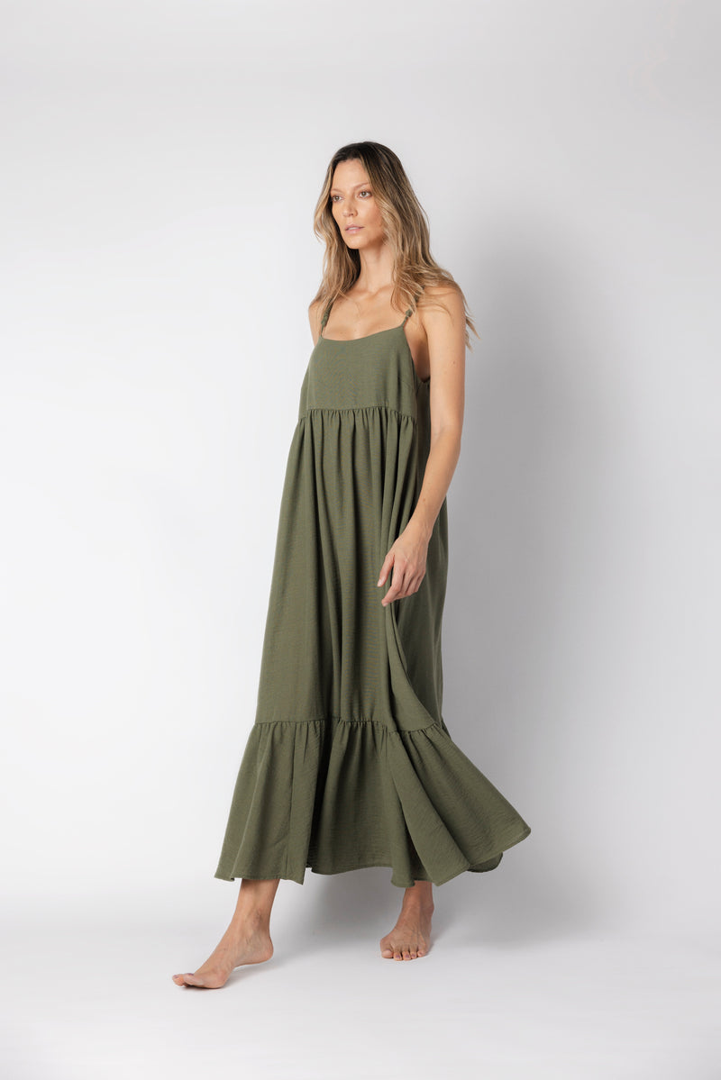 Vestido Aire Verde