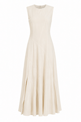 Vestido Asimétrico Beige