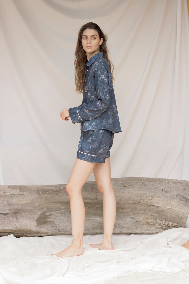 Blusa Oda Navy