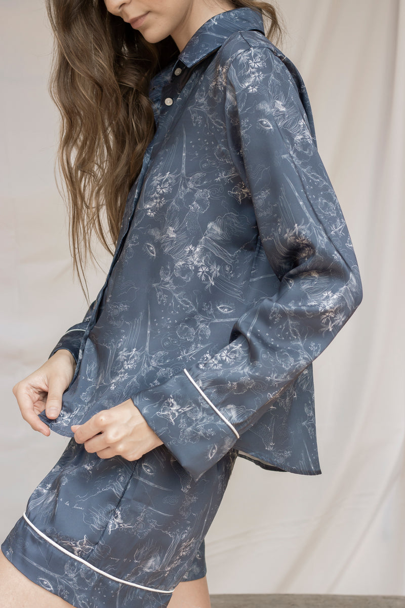 Blusa Oda Navy