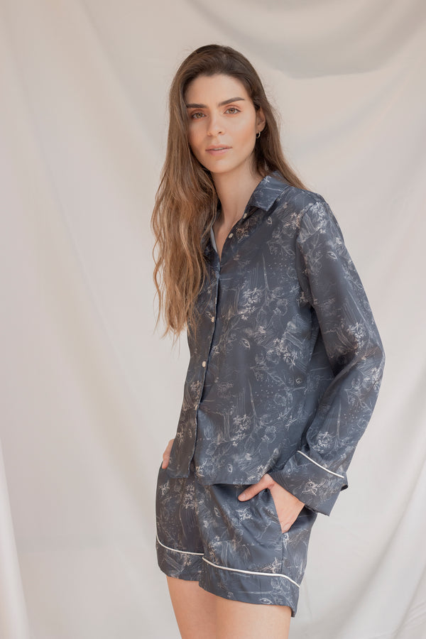 Blusa Oda Navy