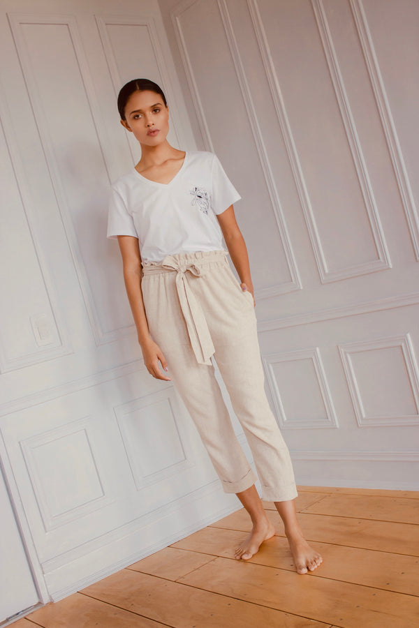 Pantalón Mujer Lino Viscosa - Silencio Pant